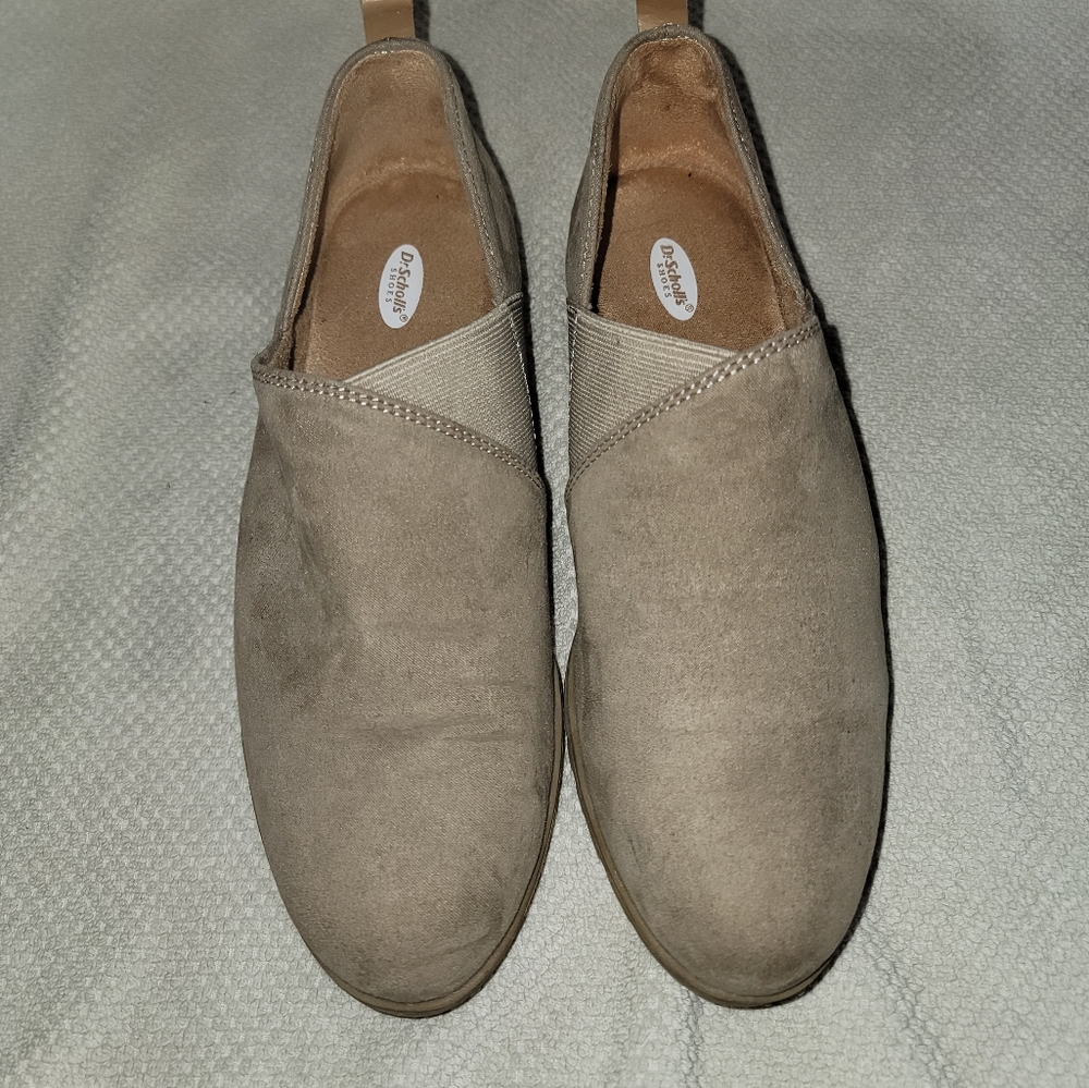 Dr. Scholl’s Retrograde Tan Microfiber Womens Comfort Loafers Size 6.5M
